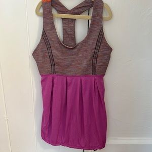 Lululemon tank with in built bra